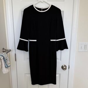 Calvin Klein Elegant Black and White Women's Dress